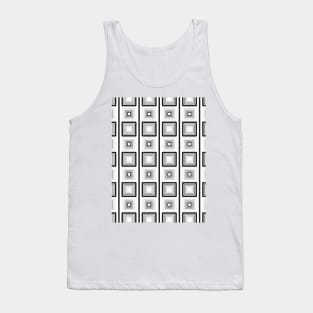 Square Geometric Pattern Tank Top